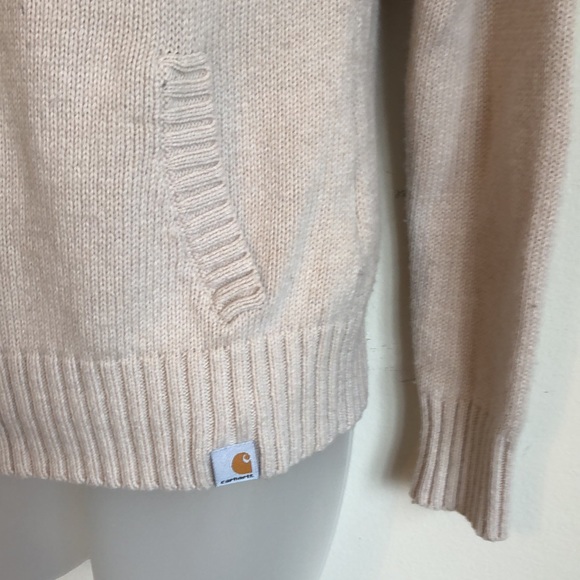 Carhartt fair isle jacket zip up sweater cardi S - Picture 4 of 9